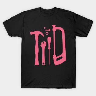 Pink Bubble Gum Tools T-Shirt